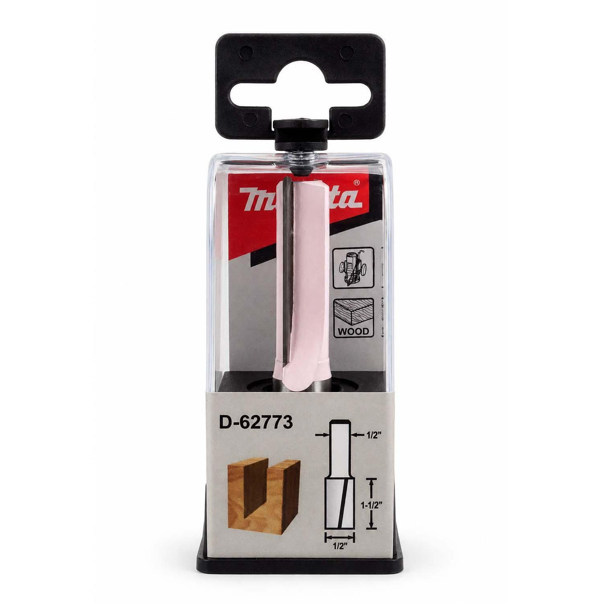 Fresa Recta 2 Filos 1/2''x1-1/2'' Toma 1/2'' - Makita - Herram.cl