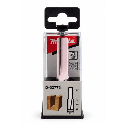 Fresa Recta 2 Filos 1/2''x1-1/2'' Toma 1/2'' - Makita - Herram.cl