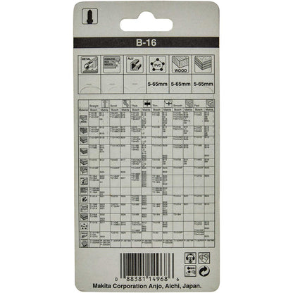 Hojas De Calar HCS 105mm Madera, Plástico 5 Pzas - Makita - Herram.cl