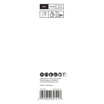 Hoja Caladora Bosch Expert T308BFP Madera Dura Angular 2 Pzs - Herram.cl