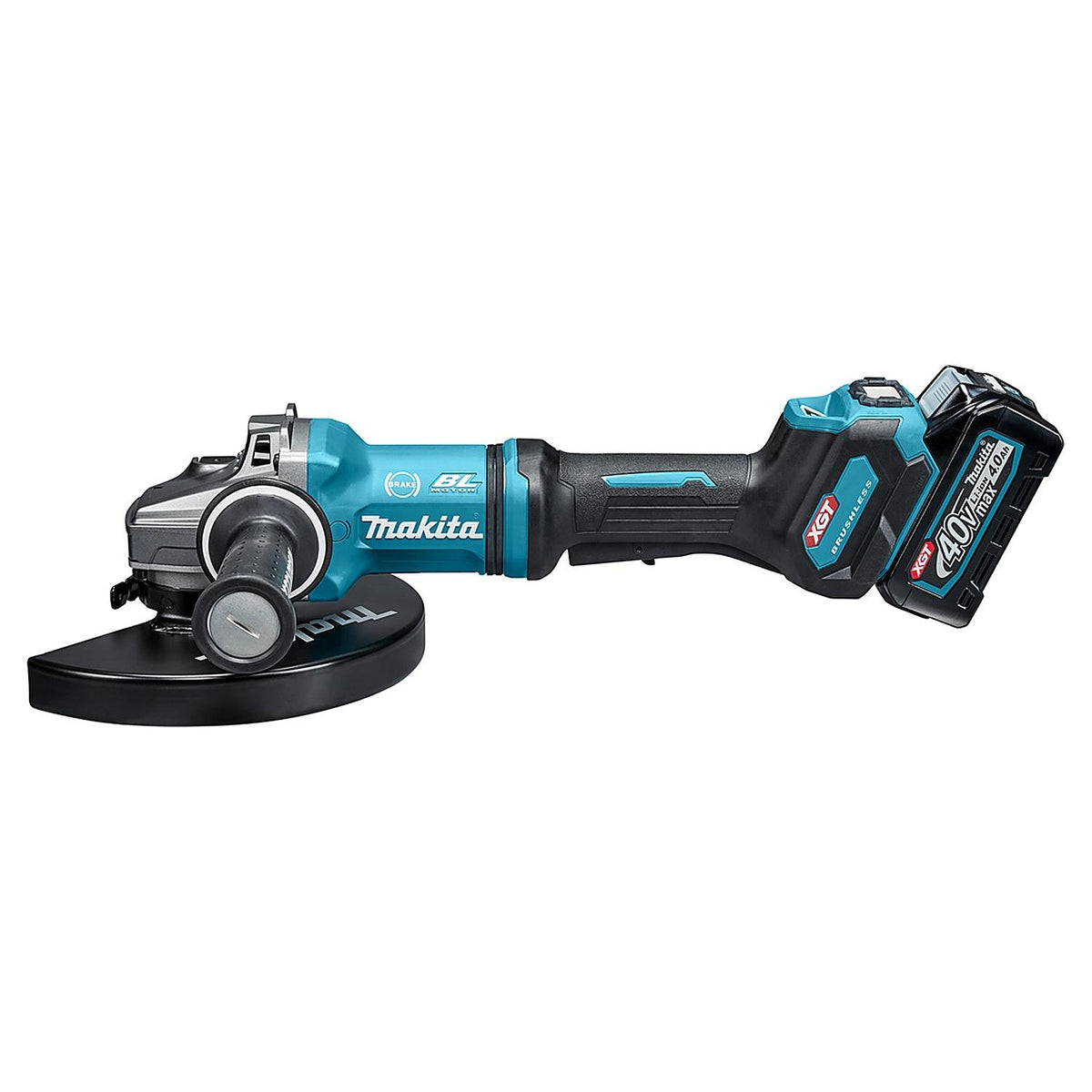 Kit Makita XGT 40V Esmeril 9'' + Llave Impacto 350Nm + 2 Bat - Herram.cl