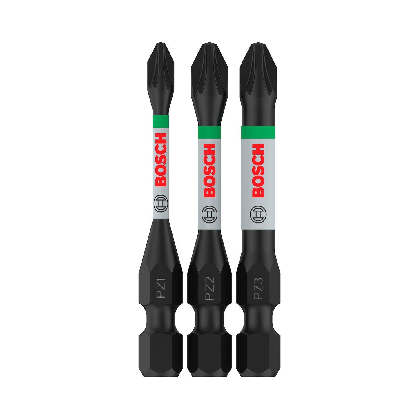 Juego Puntas PRO Impact PZ1/PZ2/PZ3x55mm 3 Pzas - Bosch - Herram.cl