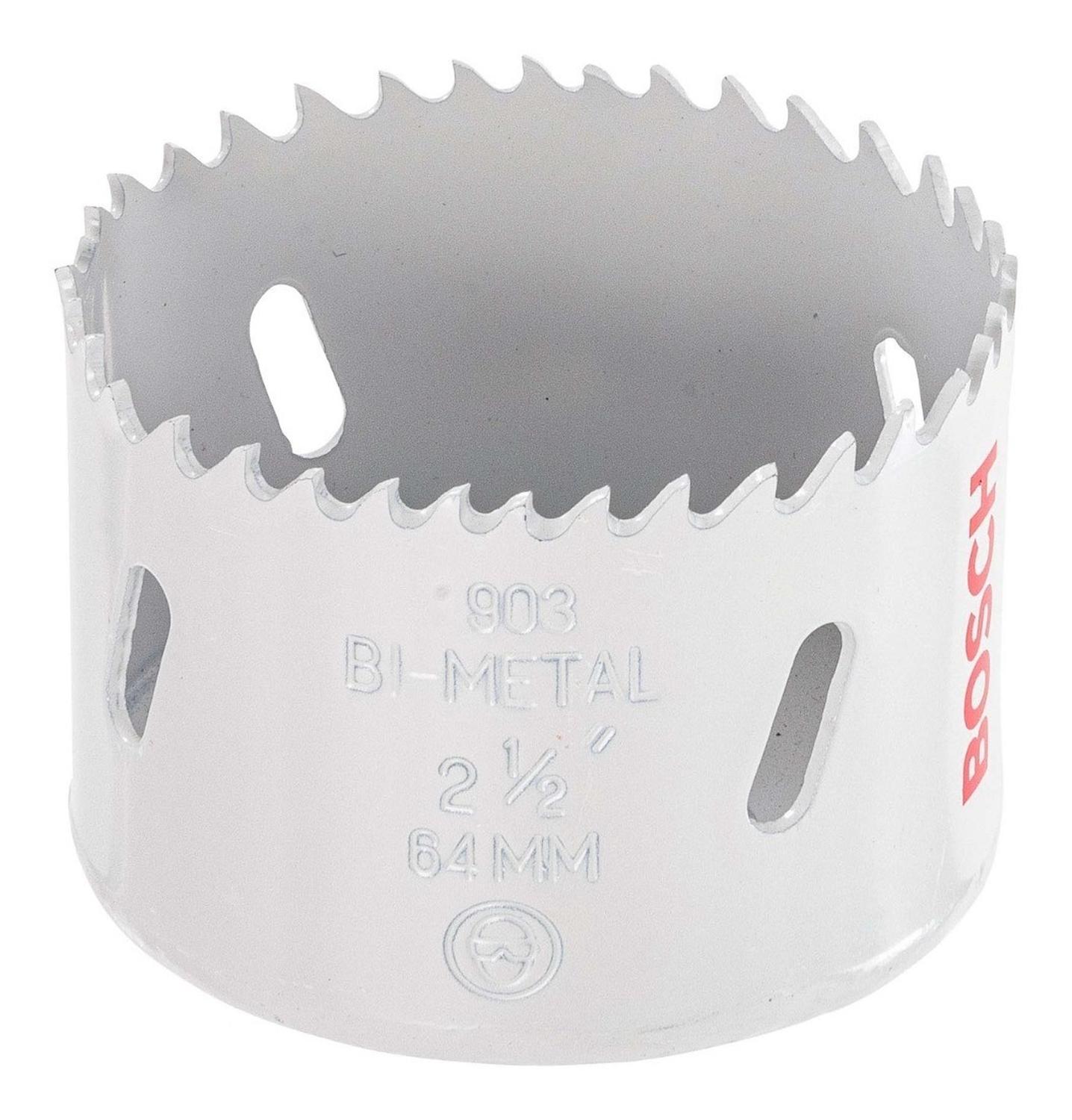 Sierra Copa HSS - Bimetálica 64mm (2 1/2'') CJ - Bosch - Herram.cl