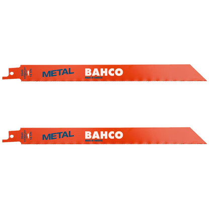 Pack 2 Hojas de sierra Sable Metal 228mm 18 TPI - Bahco - Herram.cl