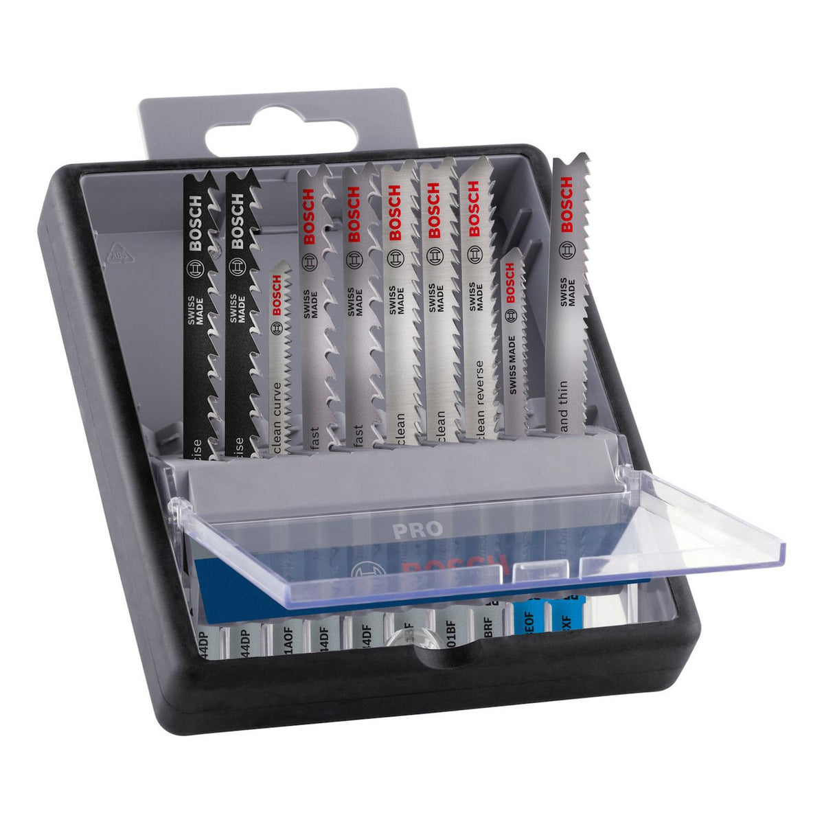 Set 10 Hojas Sierra Caladora Bosch PRO Madera y Metal - Herram.cl