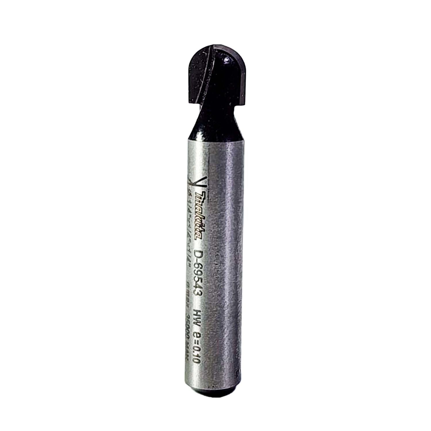 Fresa Media Caña R 1/8''x1/4''x1/4'' Toma 1/4'' - Makita - Herram.cl