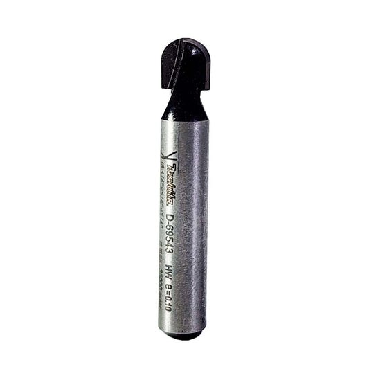 Fresa Media Caña R 1/8''x1/4''x1/4'' Toma 1/4'' - Makita - Herram.cl