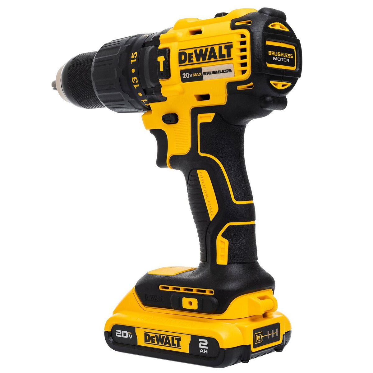Taladro Percutor 20 V 13mm 2 Bat. 2Ah + 1 Bat.5 Ah - DeWALT - Herram.cl