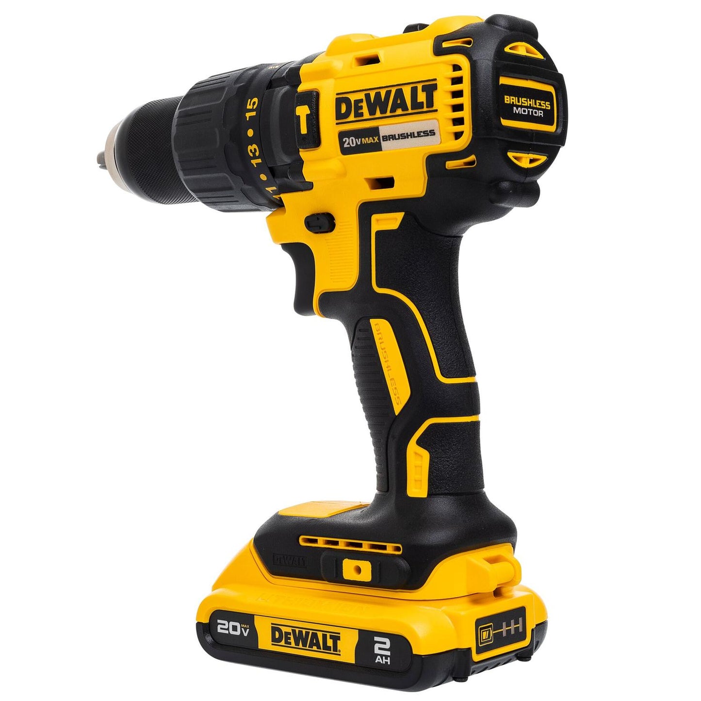 Kit Taladro Percutor 20 V Max. 13mm 2 Bat. 2Ah - DeWALT - Herram.cl