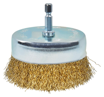 Grata Copa Latón Ondulado 80mm (3 - 1/8'') Toma 1/4'' - Makita - Herram.cl