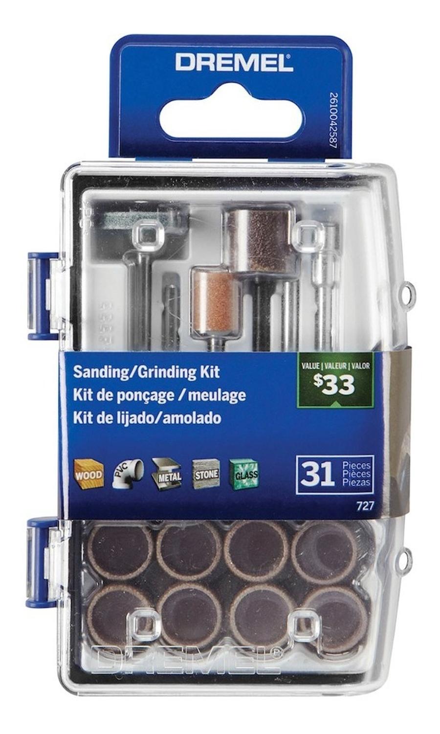 Micro Kit Dremel De 31 Accesorios Para Lijar Y Amolar (727) - Herram.cl