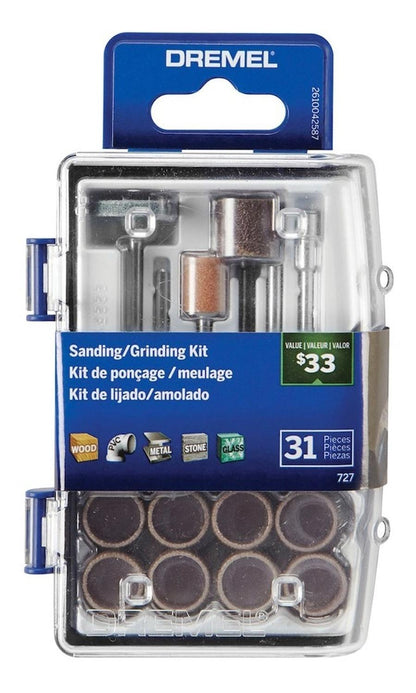 Micro Kit Dremel De 31 Accesorios Para Lijar Y Amolar (727) - Herram.cl