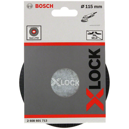 Plato de Goma X - LOCK 115mm - Bosch - Herram.cl