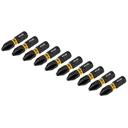 Puntas FLEXTORQ PH2 - 1'' (25.4mm) 10 Pzas - DeWALT - Herram.cl