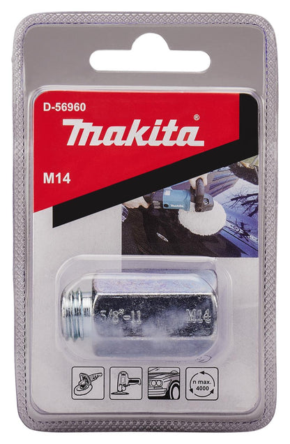 Adaptador 5/8'' a M14 Para Bonete de Lana 9'' - Makita - Herram.cl