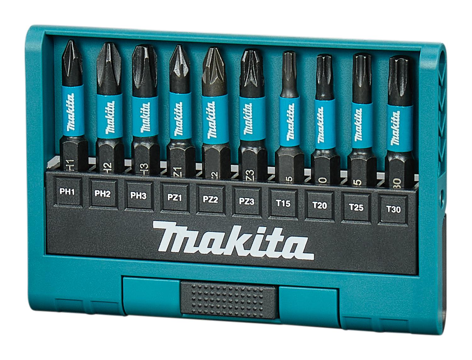 Set Puntas de Torsión Impact Black 50mm 10 Pzas - Makita - Herram.cl