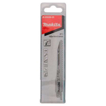 Pack 25 Hojas Sierra Sable 152x19x0,9mm Bi - metal - Makita - Herram.cl