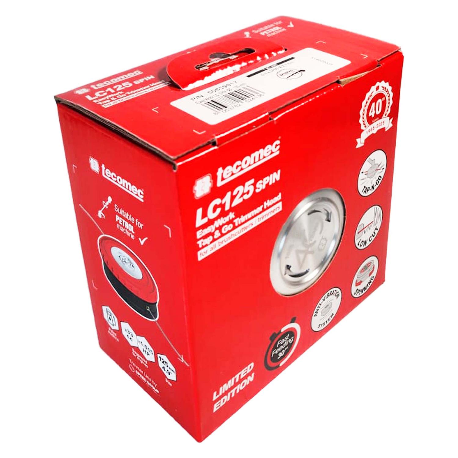 Cabezal Nylon EasyWork LC125 Neutro - Tecomec - Herram.cl