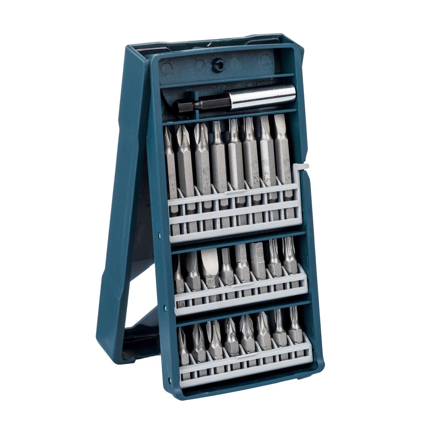 Set de Puntas para atornillar Bosch Mini X - Line con 25 Pzas - Herram.cl