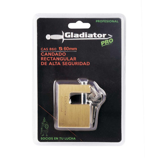Candado Alta Seguridad 60mm - Gladiator - Herram.cl