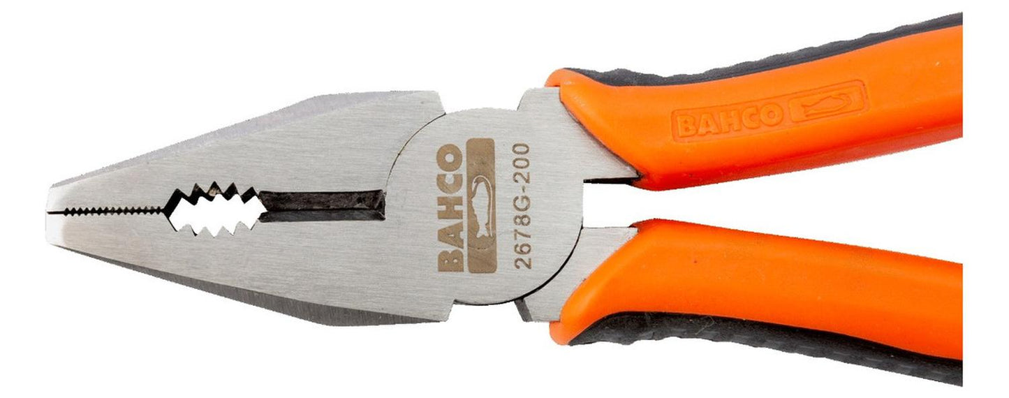 Alicate Universal Bicolor 8'' - Bahco - Herram.cl
