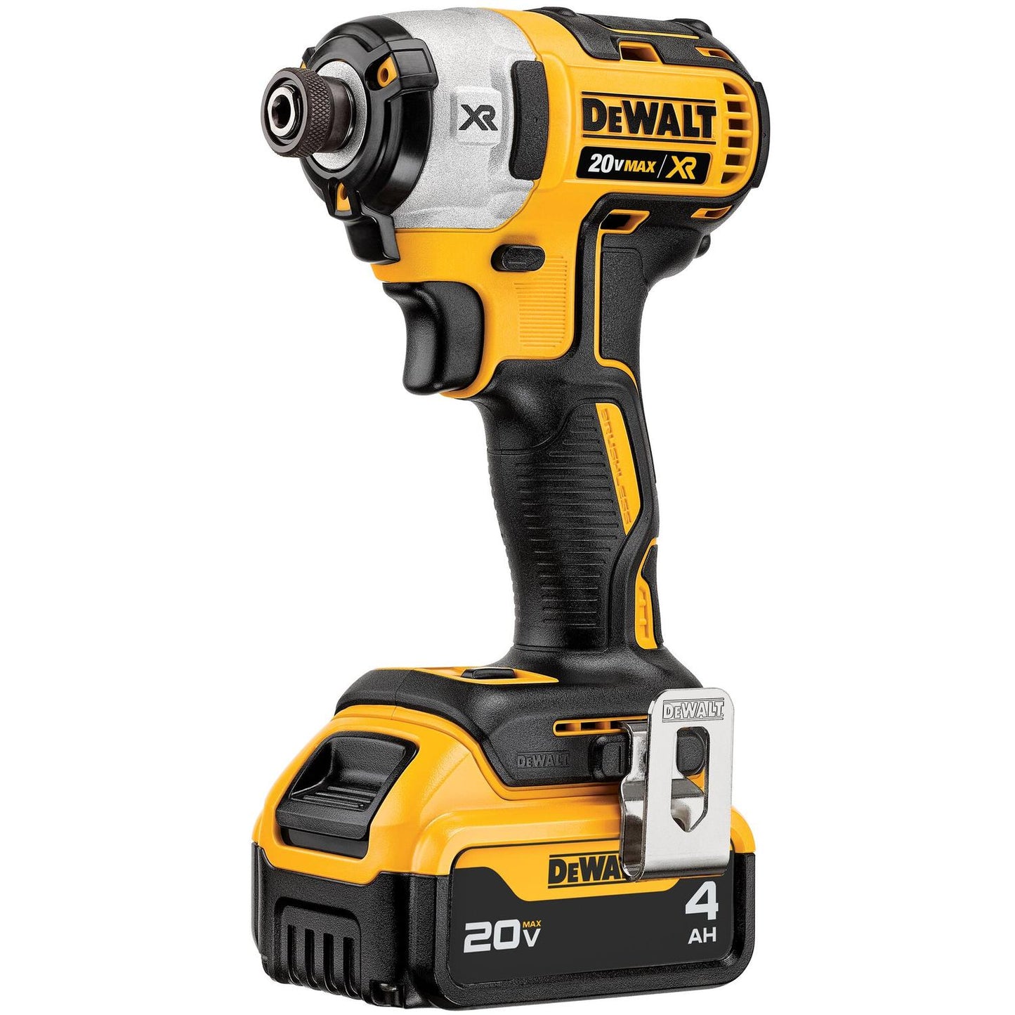 Kit atornillador de impacto 20V MAX. XR 2 Bat. 4Ah - DeWALT - Herram.cl