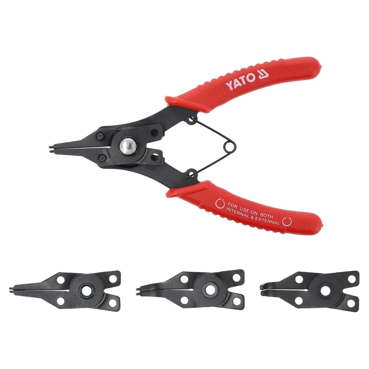 Alicate Seeger Yato YT-2130 160mm 4 Puntas Intercambiables - Herram.cl