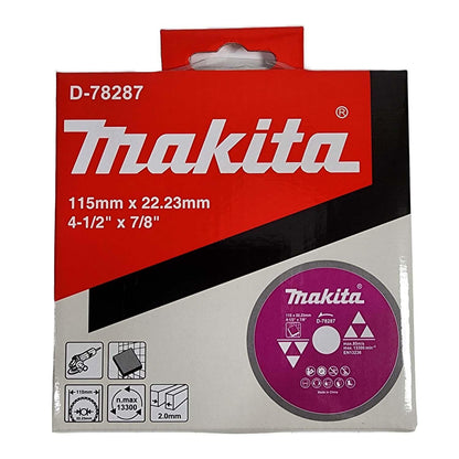 Disco Diamantado Continuo Porcelanato 115x22,23mm - Makita - Herram.cl