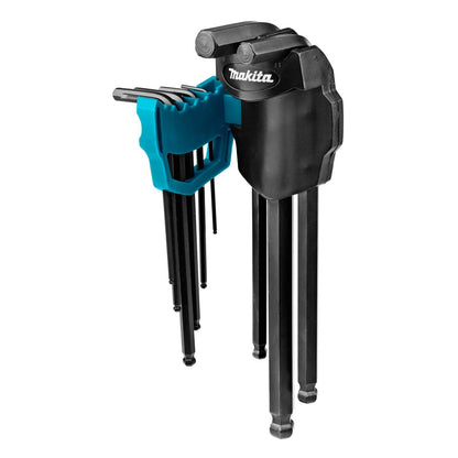 Juego de Llaves Hexagonales (1.5 - 10mm) 9 Pzas - Makita - Herram.cl