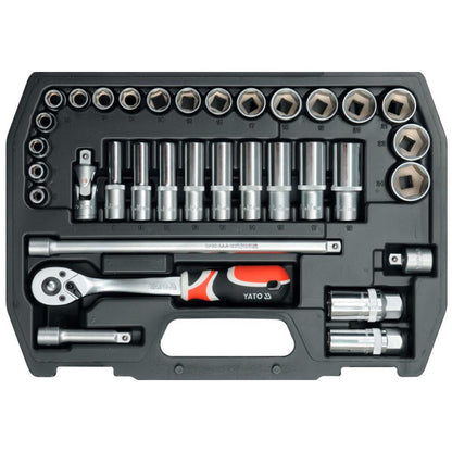 Juego de Dados y puntas 3/8'' 58 Pzas - Yato - Herram.cl