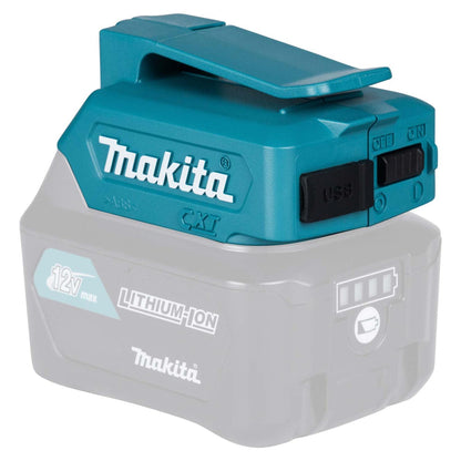 Adaptador USB Tipo A 2.1 Ah Para Baterías CXT 12V - Makita - Herram.cl