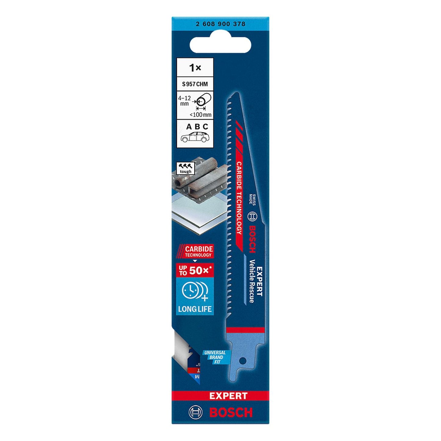 Hoja de sierra sable EXPERT Vehicle Rescue 150x20mm - Bosch - Herram.cl