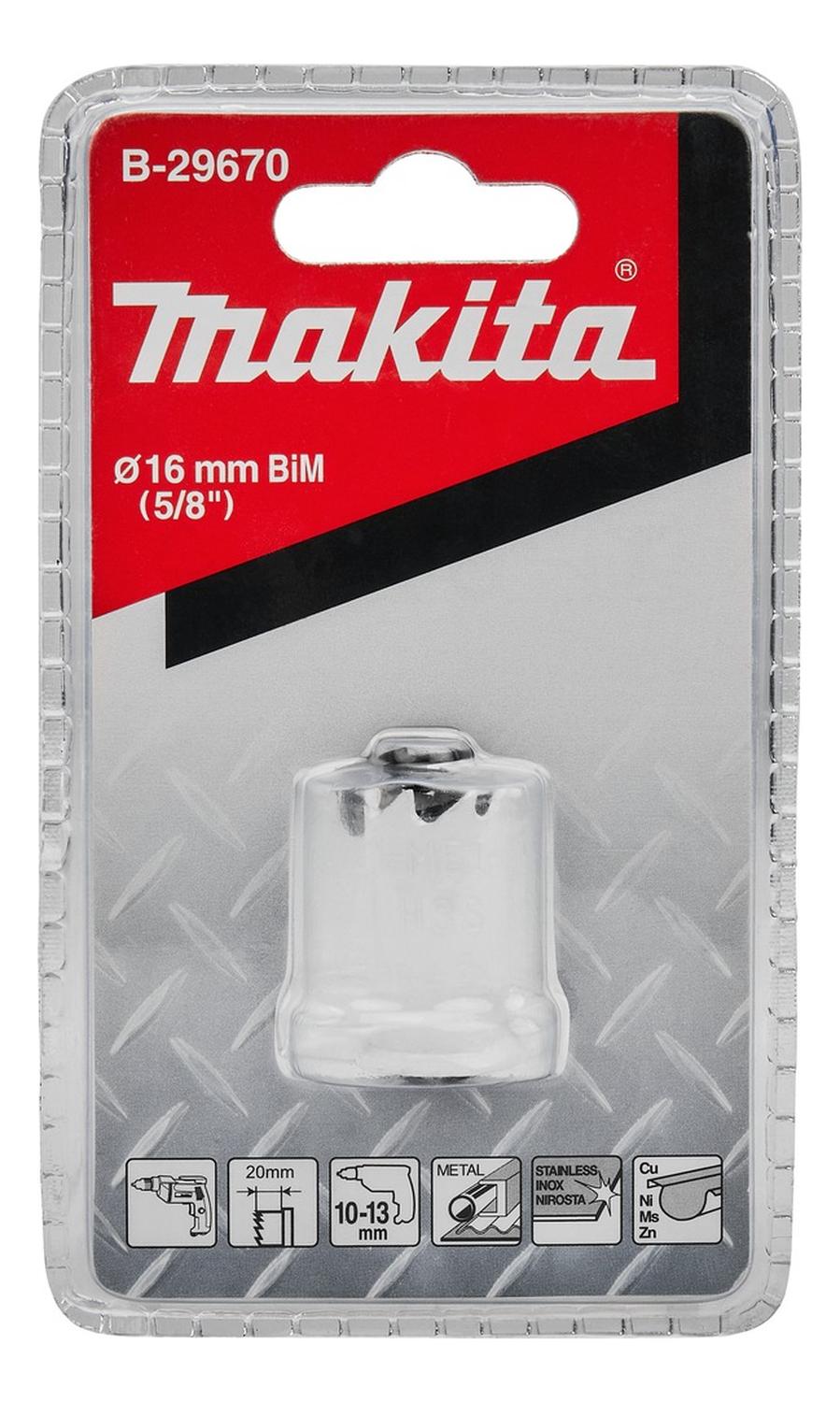 Sierra Copa Bim Acero Inox 16mm (5/8'') - Makita - Herram.cl