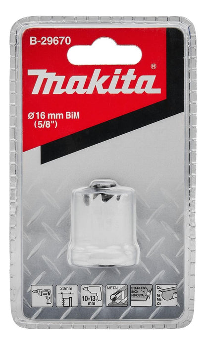 Sierra Copa Bim Acero Inox 16mm (5/8'') - Makita - Herram.cl