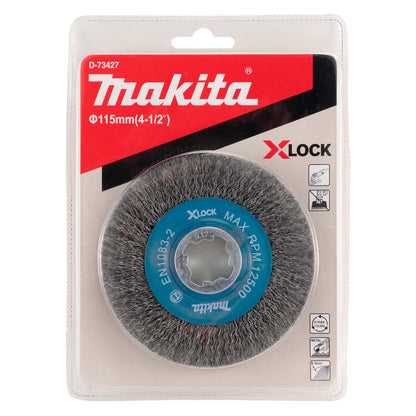 Grata Circular Plana Acero Rizado X - LOCK 115x0,3mm - Makita - Herram.cl