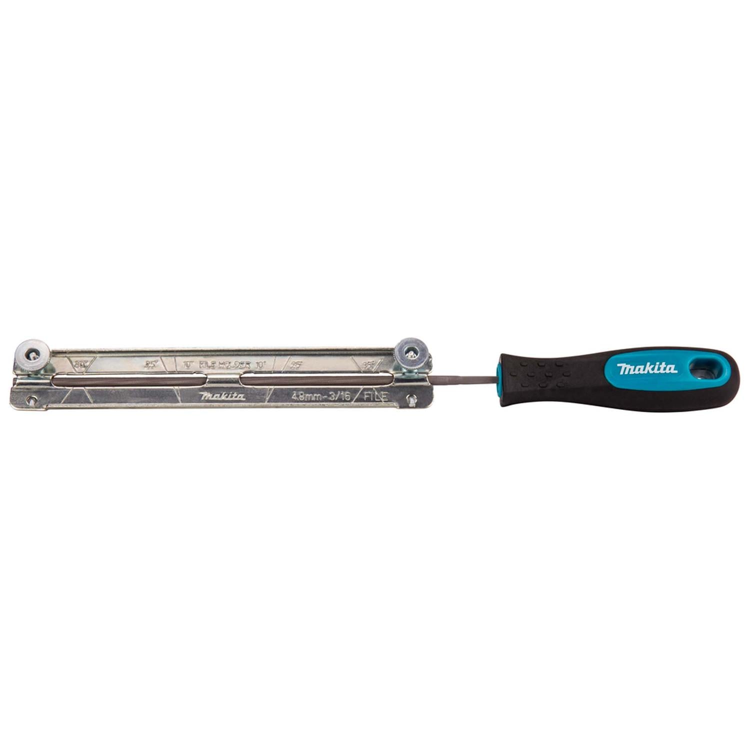 Set de lima redonda 4.8mm (3/16'') con guía y mango - Makita - Herram.cl