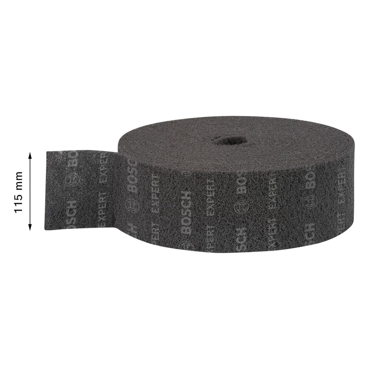 Rollo Vellón Bosch Expert N880 Metal 115mmx10m Medio S Negro - Herram.cl
