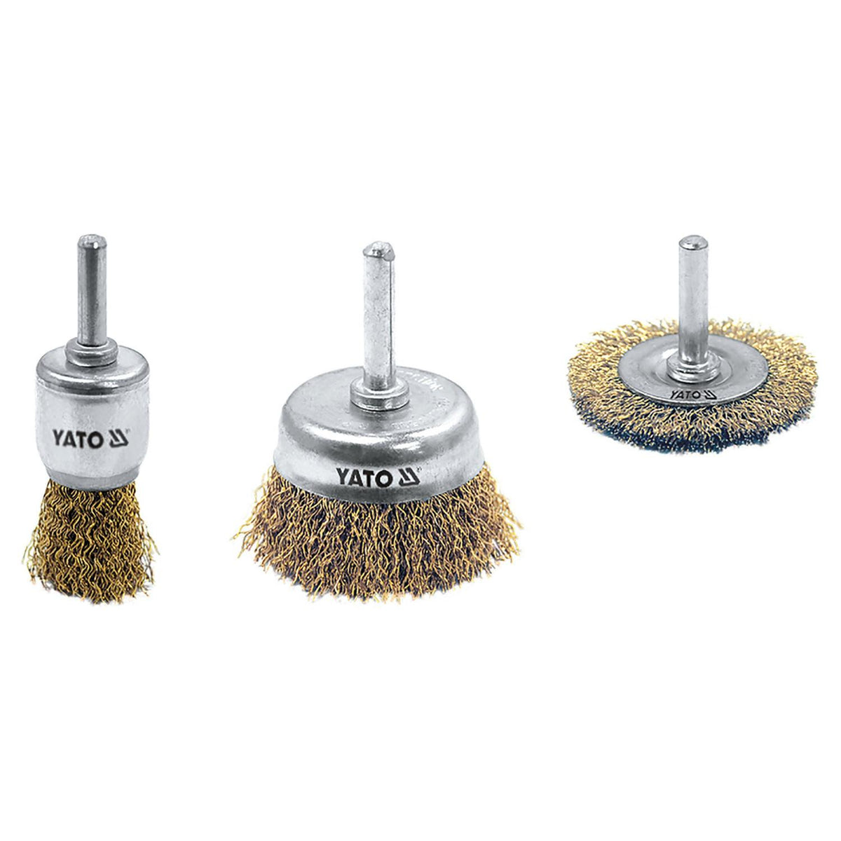 Juego gratas de Limpieza para Taladro Yato 3 Piezas - Herram.cl