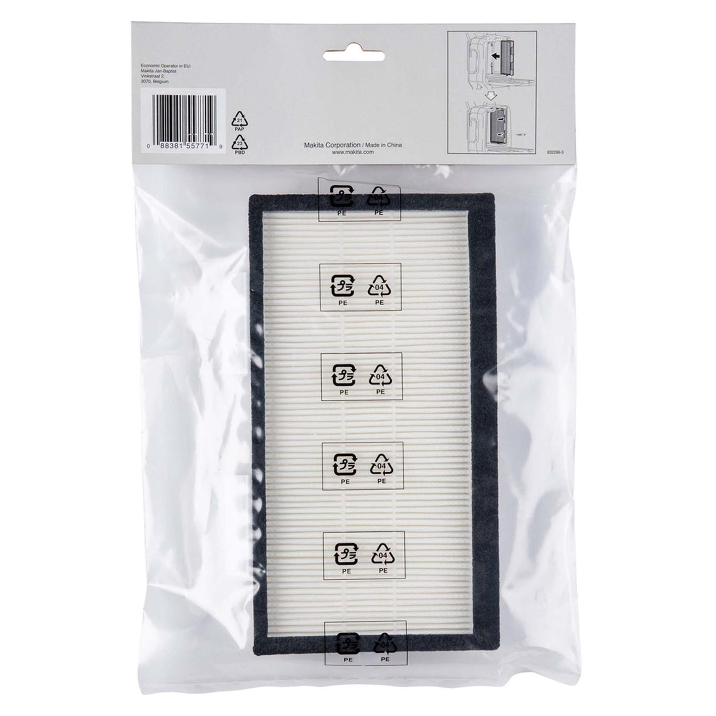 Filtro HEPA Para Aspiradora VC011/VC012/DVC660/DVC665 - Makita - Herram.cl