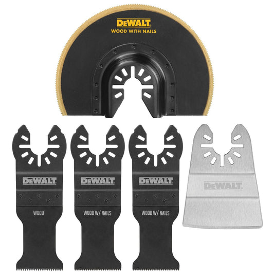 Kit De Accesorios Oscilantes Para Multiherramienta 5 Piezas - DeWALT - Herram.cl