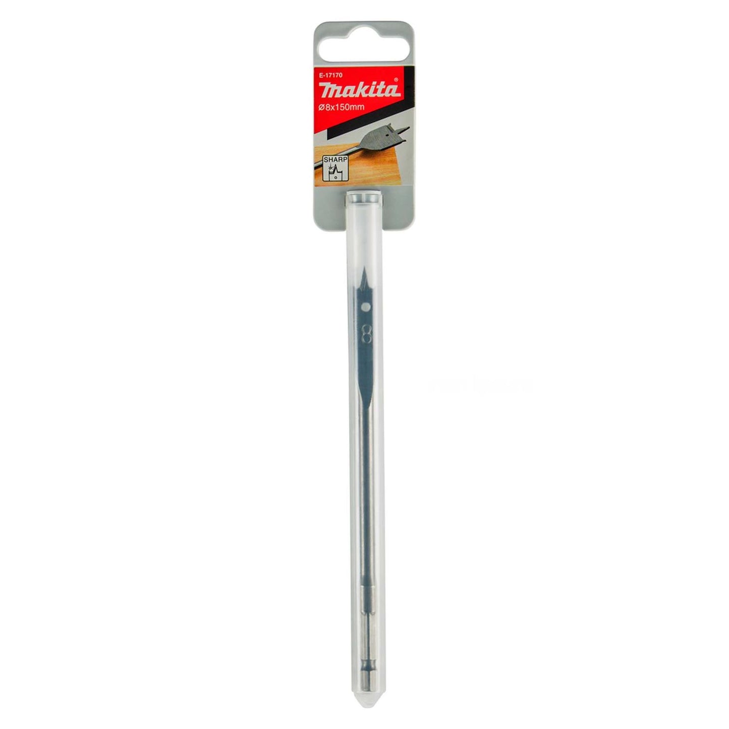 Broca Paleta Sharp 8x150mm Toma Hex. 1/4'' - Makita - Herram.cl