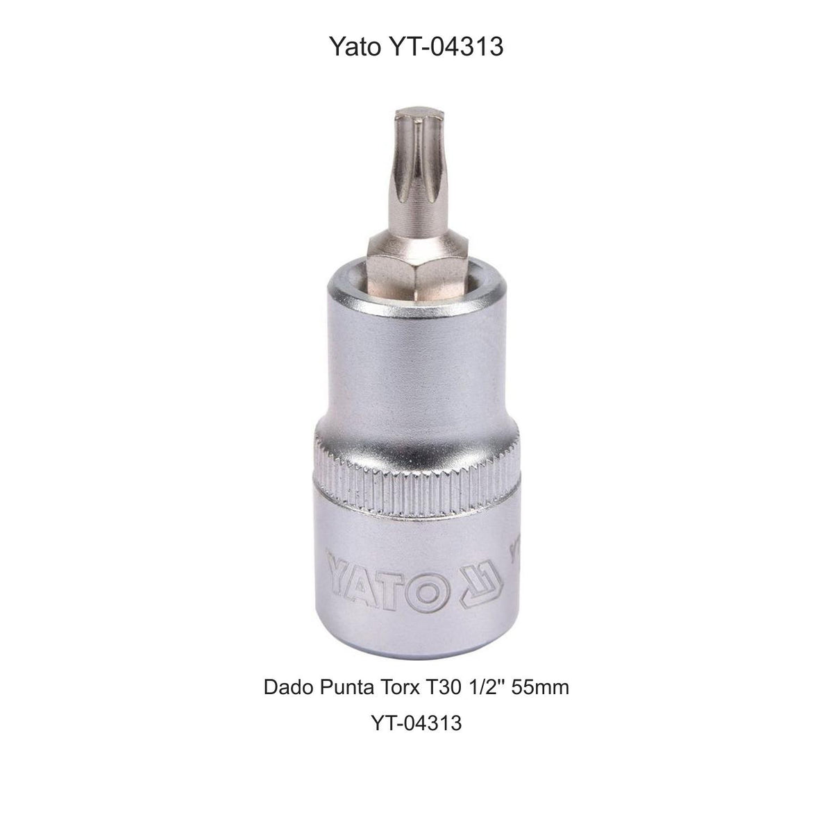 Dado Punta Torx T30 1/2'' 55mm Yato YT-04313 - Herram.cl