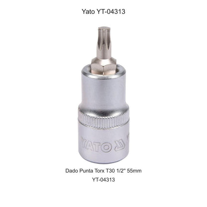 Dado Punta Torx T30 1/2'' 55mm Yato YT-04313 - Herram.cl