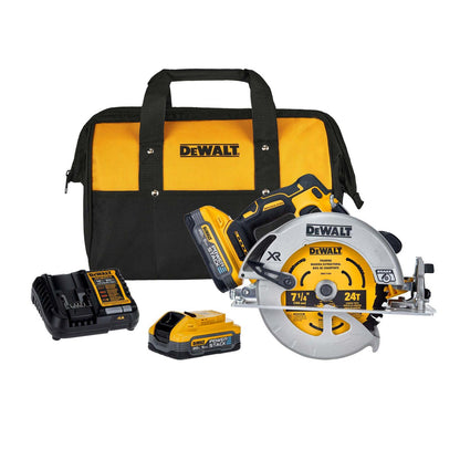 Kit Sierra Circular 7 - 1/4'' 20V MAX XR/ 2 Baterías - DeWALT - Herram.cl