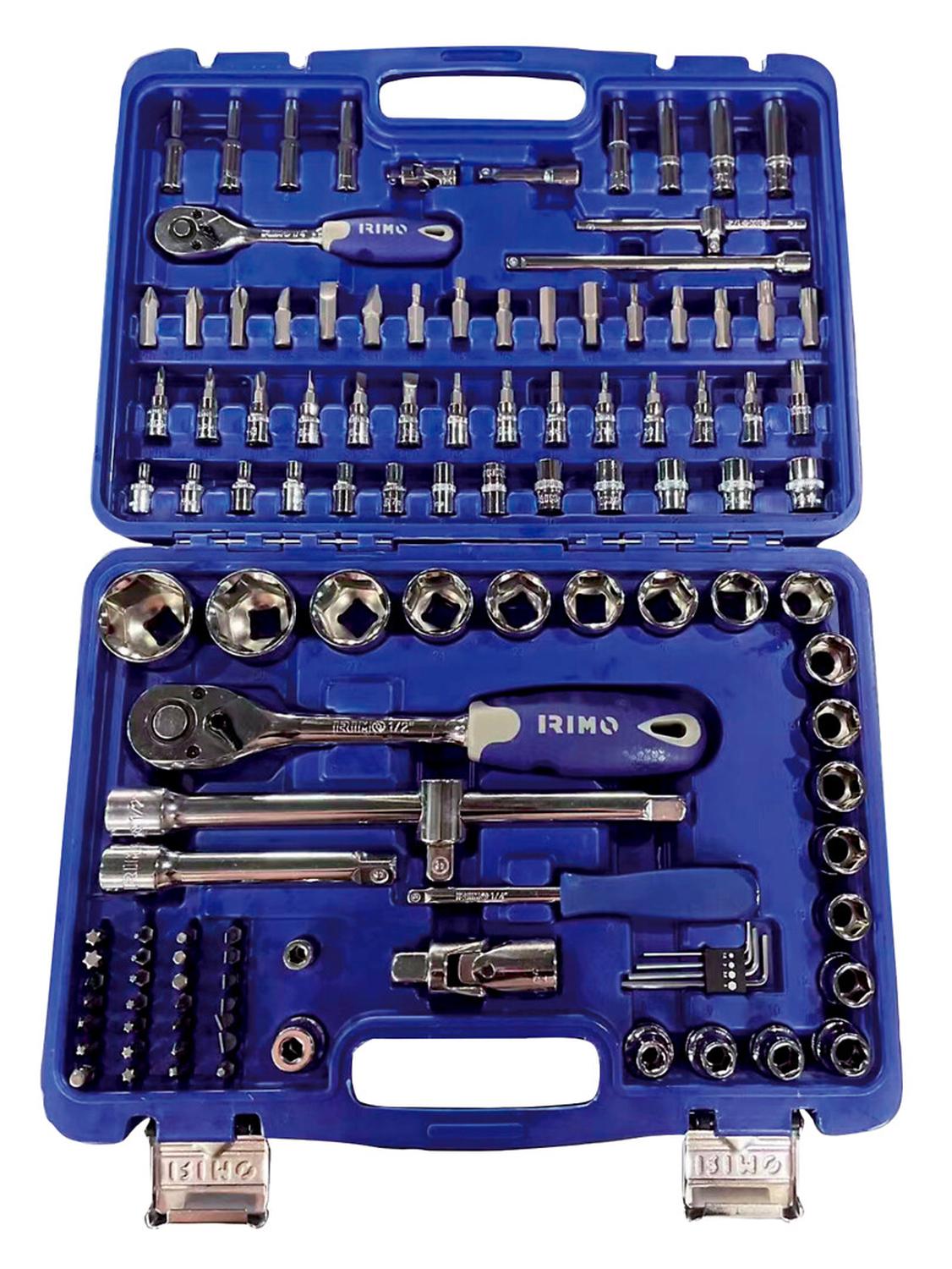 Juego De Dados 1/4'' y 1/2'' 115 Pzas - Irimo - Herram.cl