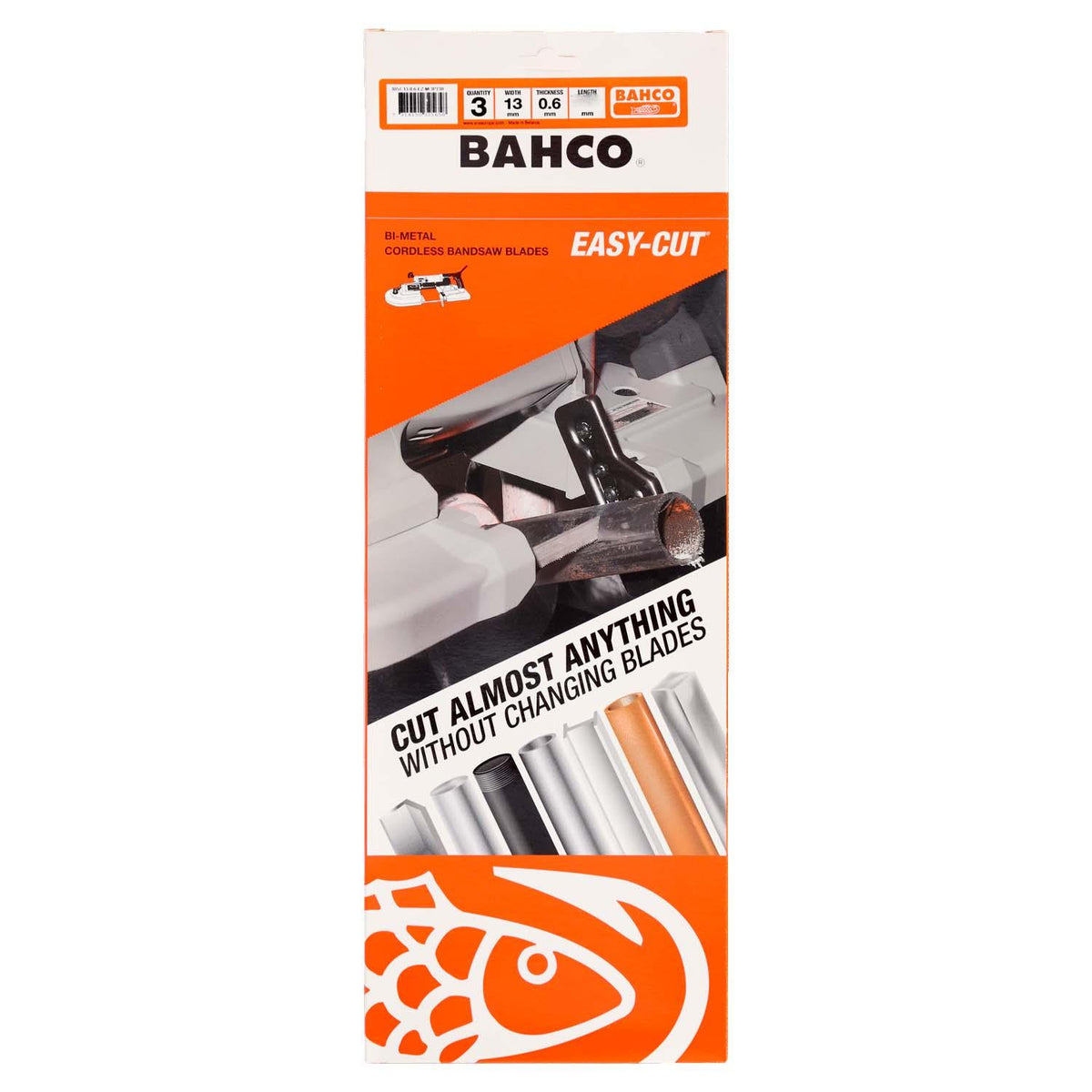 Pack 3 Hojas de Sierra Cinta Easy-Cut 690mm (M) - Bahco - Herram.cl