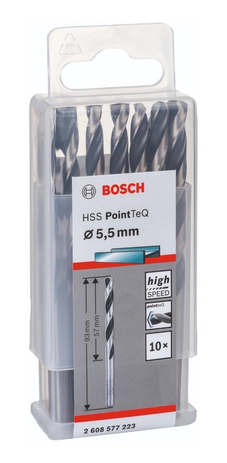 Caja Con 10 Unidades Broca Para Metal HSS - pointteq 5,5mm - Herram.cl