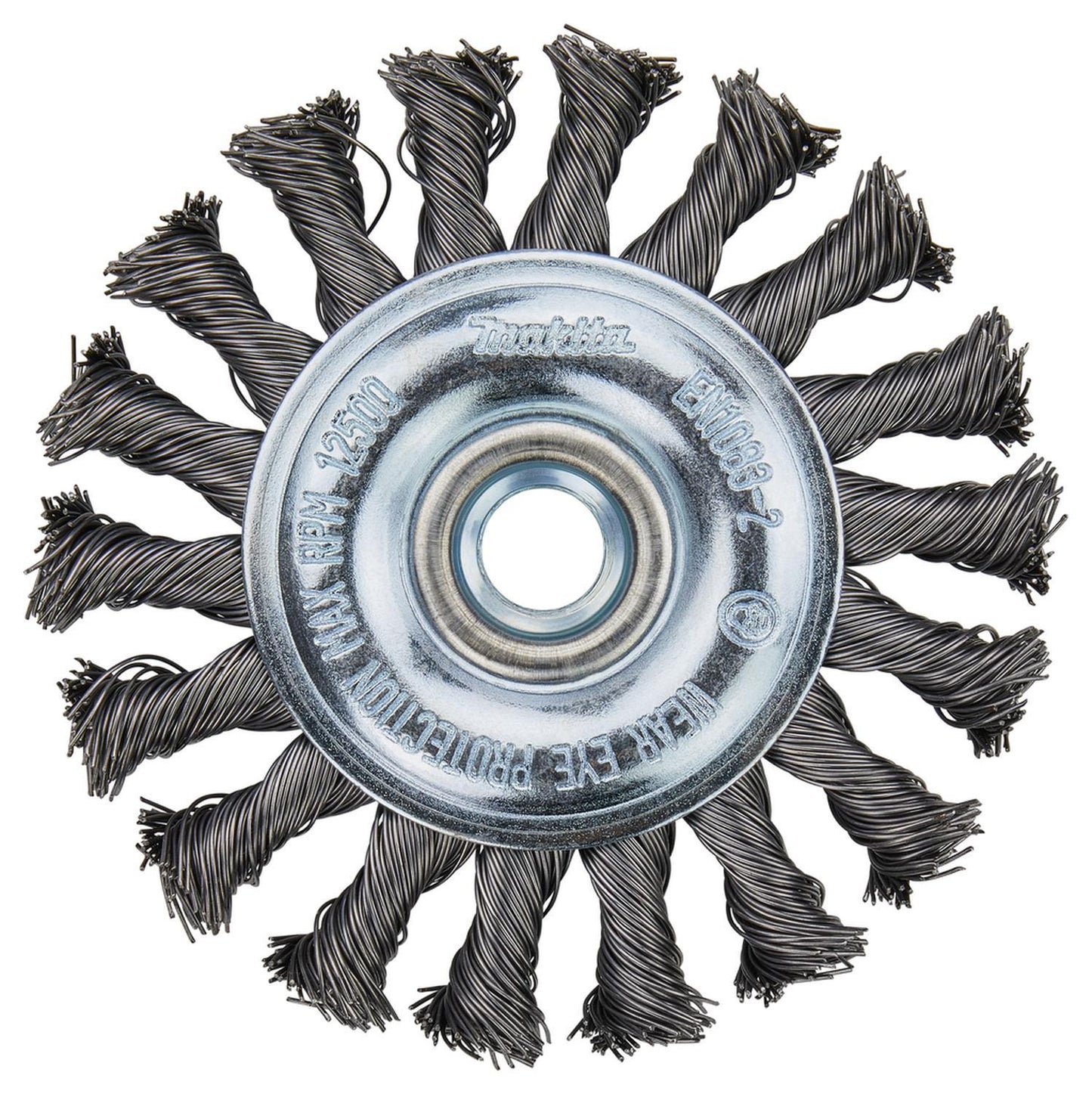 Grata Circular Plana Acero Trenzado 100x0,5mm / M14 - Makita - Herram.cl