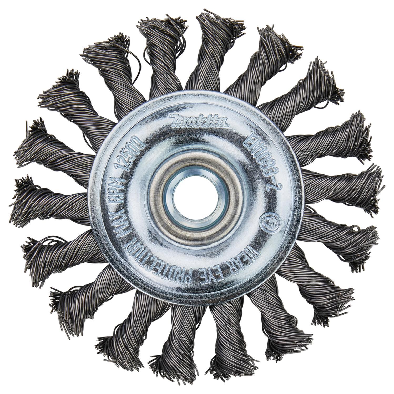 Grata Circular Plana Acero Trenzado 100x0,5mm / M14 - Makita - Herram.cl