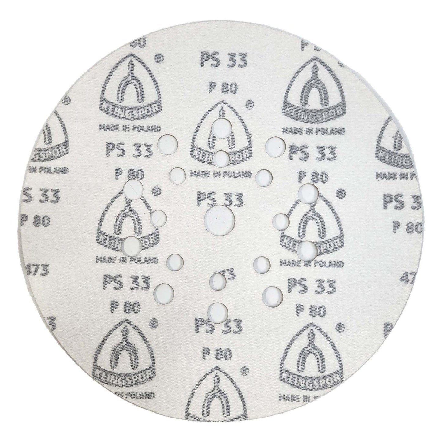 Disco de Lija con Velcro PS 33 CK 225mm 5 Pzas - Klingspor - Herram.cl